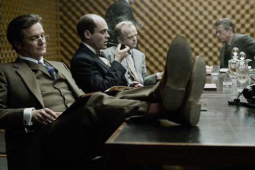Colin Firth, David Dencik, Toby Jones ja John Hurt